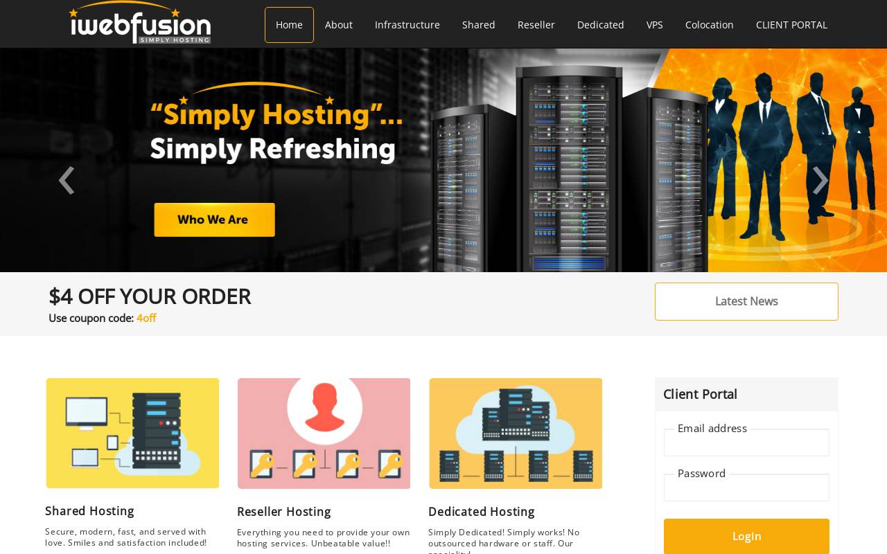 iWebFusion 官网截图